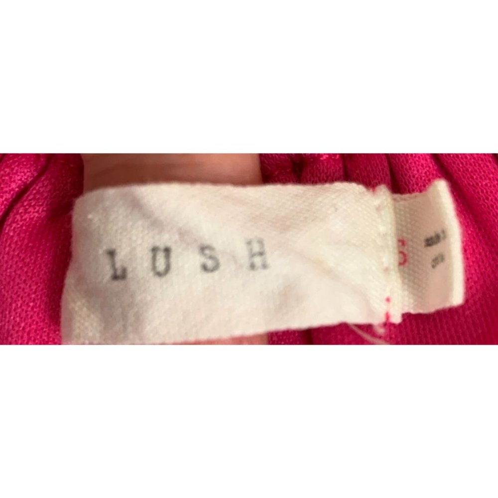 LUSH Small Maxi Dress Sexy Hot Pink LD41060-S08 - Picture 4 of 6